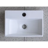 Раковина CeramaLux 9135/1 36x25 см, рукомойник, белый