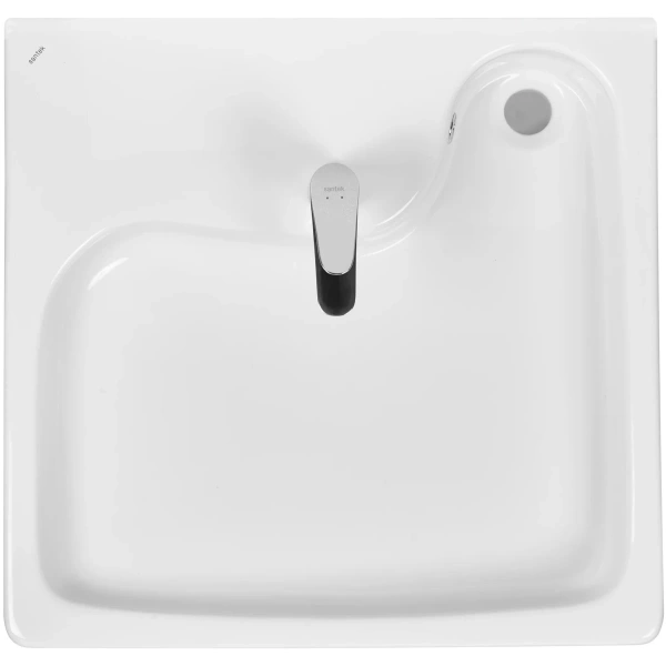 Раковина Santek Клио 1WH501780 63x61 см, над стиральной машиной, с кронштейнами, белый