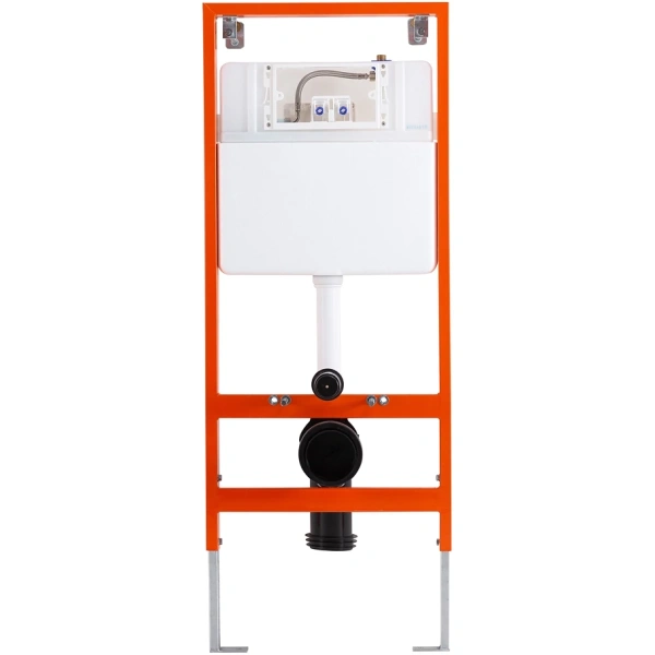 Инсталляция для унитаза BelBagno BB097SET.R.CR с кнопкой смыва, хром