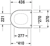 Крышка-сиденье Duravit Starck 3 0063810000 (0063810095) петли хром