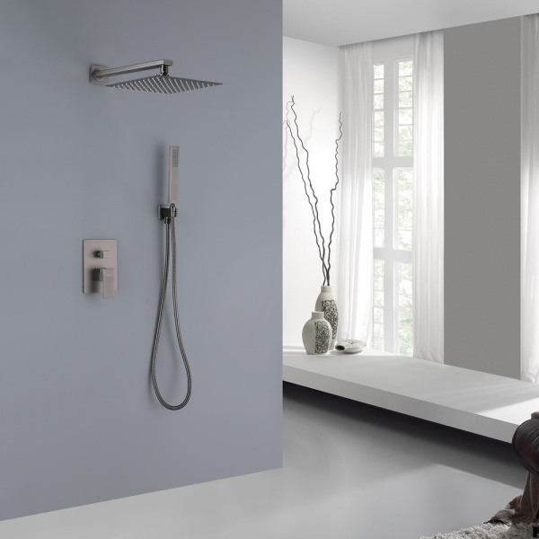 Душевой комплект Abber Daheim AF8219NG никель