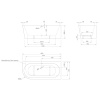 Ванна акриловая Knief Wall 180 0100-077-L