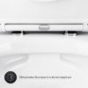Подвесной унитаз AM.PM Sense C741701SC с крышкой-сиденьем