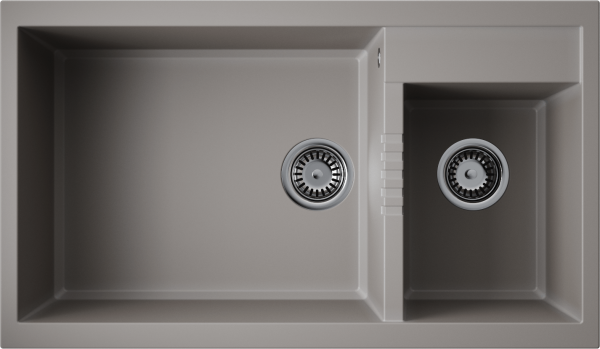 Кухонная мойка Omoikiri Tedori 86-2-LB 4993573 leningrad grey