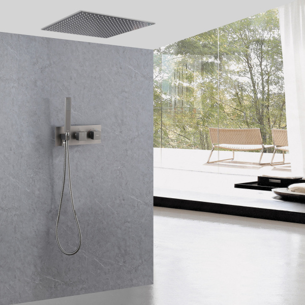 Душевой комплект Abber Daheim AF8255NG никель