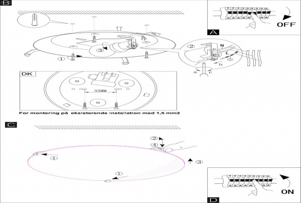 Накладной светильник Eglo Mars 80263