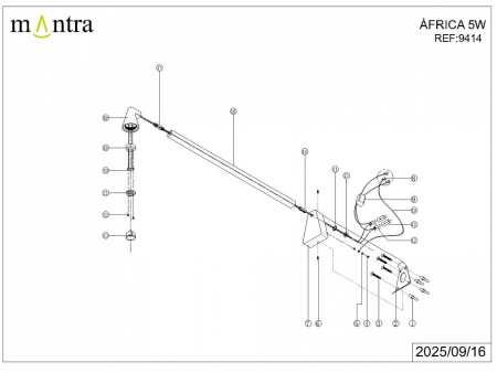Бра Mantra Africa 9414