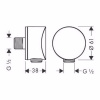 Подключение для шланга hansgrohe 27453000