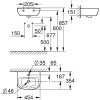 Раковина 45,3x35,4 см Grohe Bau Ceramic 39424000
