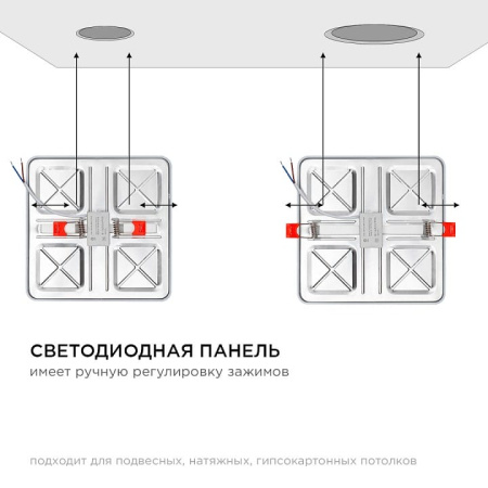 Встраиваемый светильник Apeyron Electrics  LP-20