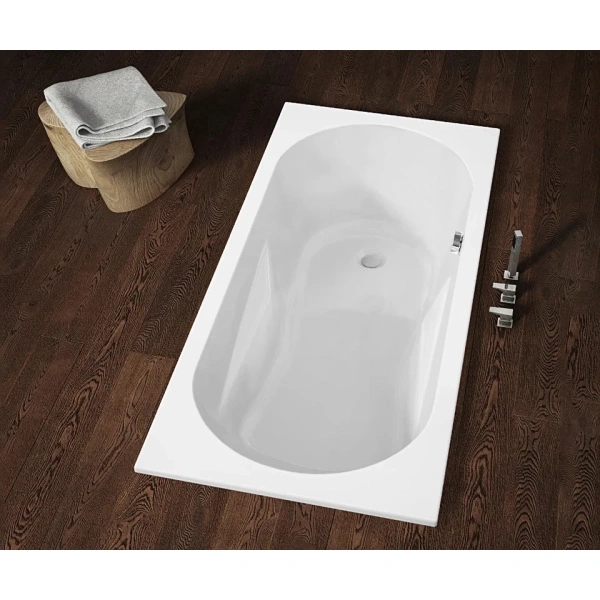 Акриловая ванна Riho Lazy B082001005 180x80 см R, белый