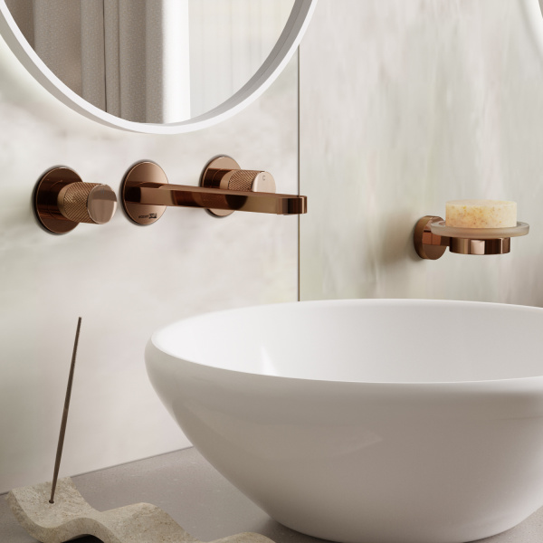 Смеситель для раковины WasserKRAFT Paar 8845 золото