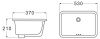 Накладная раковина BelBagno BB1006