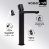 Смеситель для раковины WasserKRAFT Nuthe 9103H черный