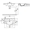 Раковина 75,5x50 см Creavit Etol ET07500000