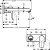 Смеситель для раковины hansgrohe Metris 31086000