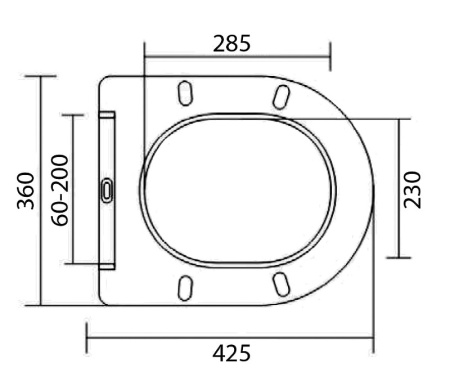 Подвесной унитаз BelBagno Uno BB3105CHR/SC с сиденьем