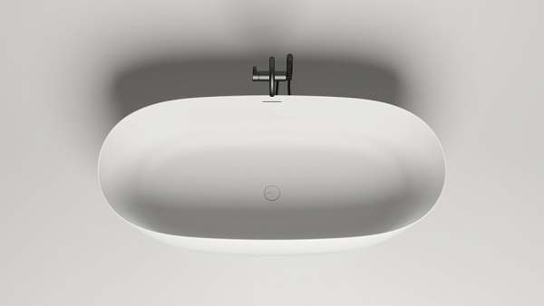 Ванна из искусственного камня Salini Sofia 165x75 покраска по RAL полностью 102511GRF, белый