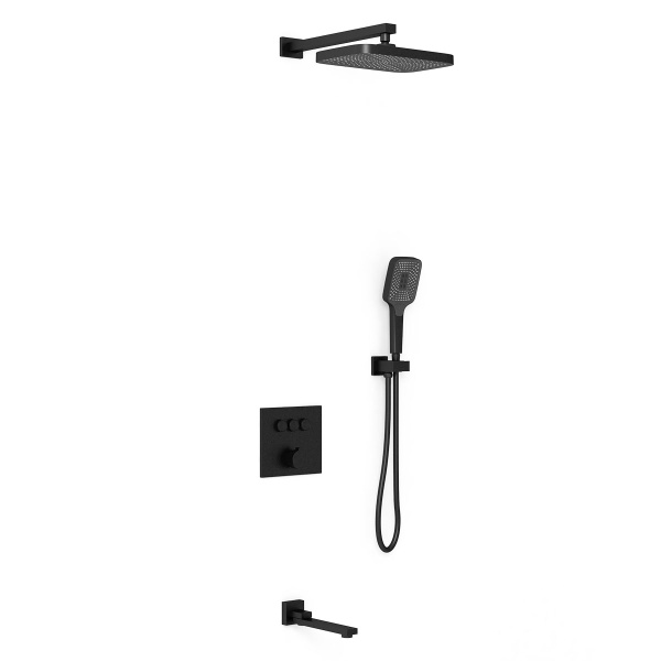 Душевой комплект Vincea VSFW-4311MB матовый черный