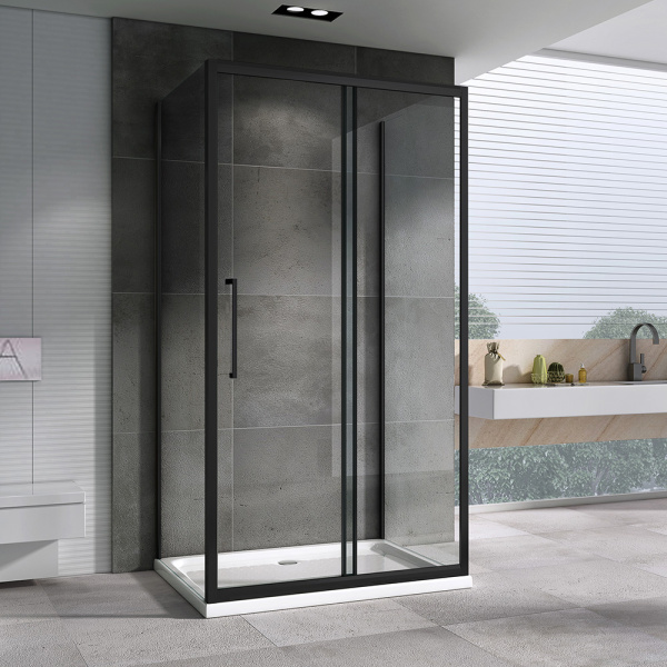 Душевой уголок Abber Schwarzer Diamant AG30100BH-S80B-S80B