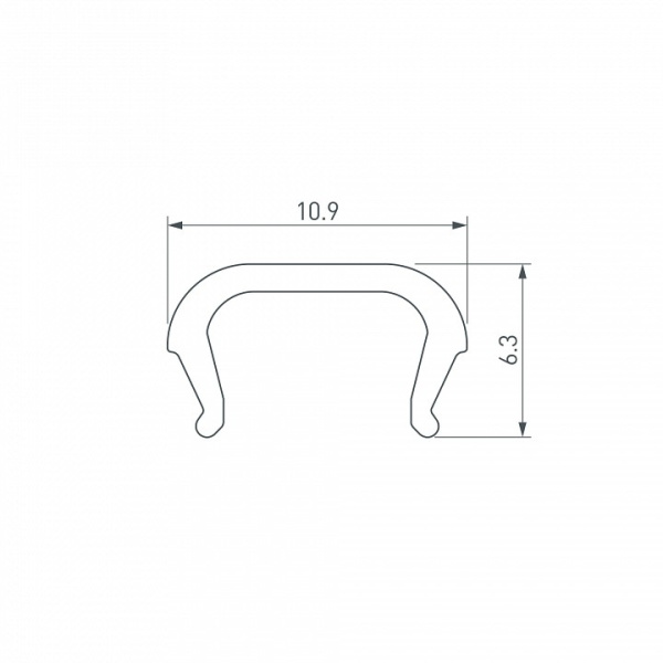 Рассеиватель Arlight LINE 061086