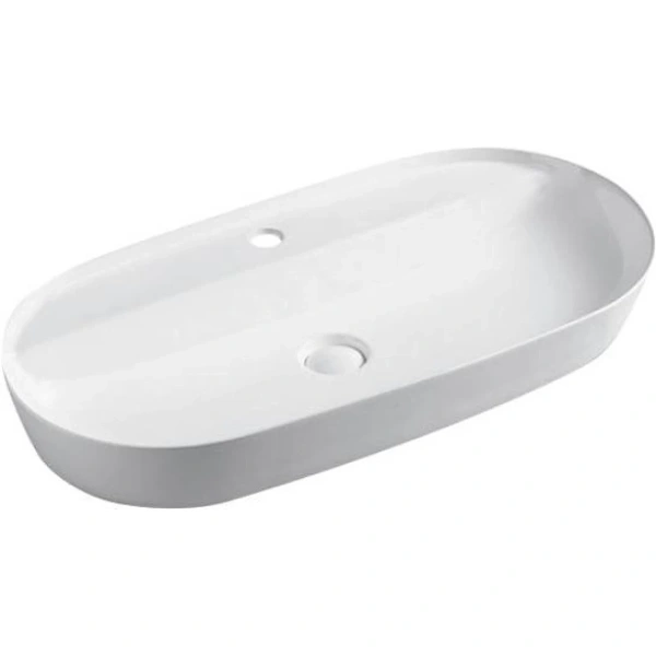 Раковина-чаша CeramaLux D1347 81,5x41 см, накладная, белый