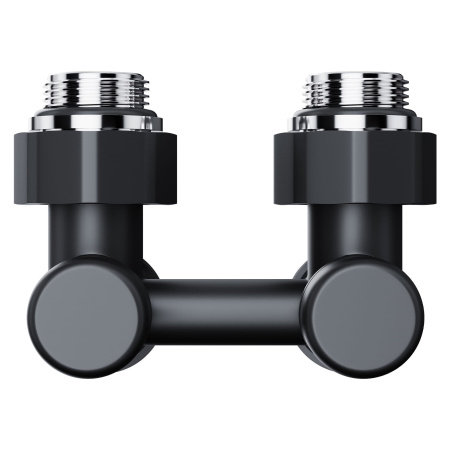 Узел нижнего подключения Royal Thermo Design угловой 1/2"х3/4" EK (черный)
