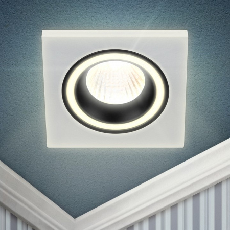 Встраиваемый светильник Эра DK91 WH/BK