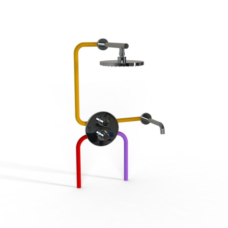 Душевой комплект Paini Cox 78CRSET26911THBATHHEAD