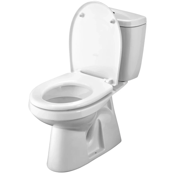 Унитаз-компакт Santek Анимо 1.WH30.2.136 вертикальный выпуск, с сиденьем микролифт, белый