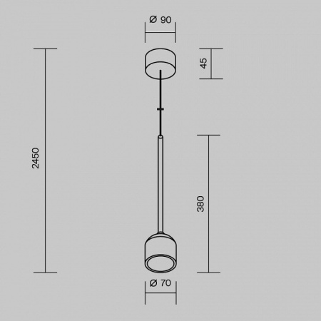 Подвесной светильник Maytoni Apex O491PL-L8W3K