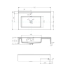 Раковина 80x45 см Акватон Квадро Про 1A734431QA01L