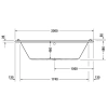 Акриловая ванна 200x100 см Duravit Starck 700341000000000