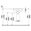Раковина 52,5x35,5 см Duravit Vero 0330480000