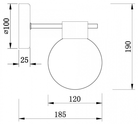 Бра Freya Gatsby FR5233WL-01BS