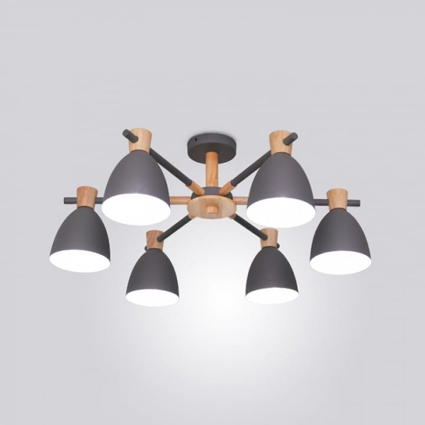 Люстра на штанге Imperiumloft Folke Gray FOLKE01