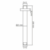 Кронштейн для душа WasserKRAFT Mindel 8500 A233 белый
