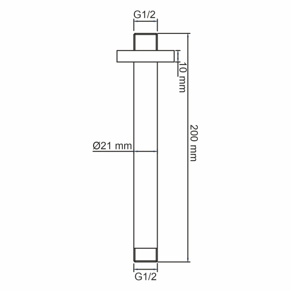 Кронштейн для душа WasserKRAFT Sauer 7100 A234 золото