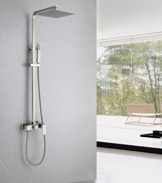 Душевая стойка Abber Daheim AF8220SPL сатин