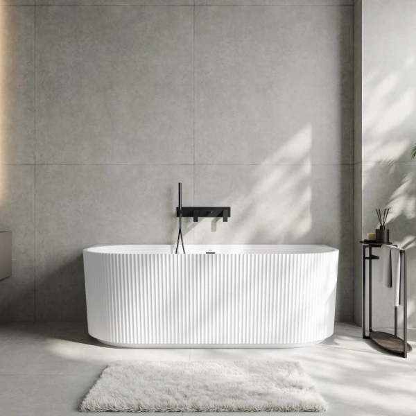 Акриловая ванна Abber AB9330-1.5 150x75 см, белый