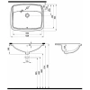 Раковина 62,8x50,4 см Kolo Nova Pro M31858000