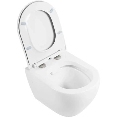 Унитаз подвесной BelBagno Sfera-R BB513CH безободковый, белый