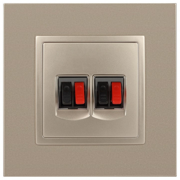 Розетка акустическая без рамки Эра Эра Elegance 14-3112-04