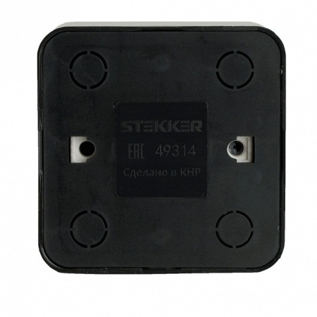 Розетка с заземлением Stekker София 49314