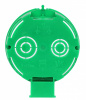 Подрозетник Эра  KUTS1-68-45-green