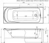 Акриловая ванна Aquanet Roma 170х70 00204028