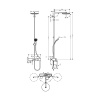 Душевая стойка hansgrohe Pulsify S 260 Showerpipe 24230000 с термостатом