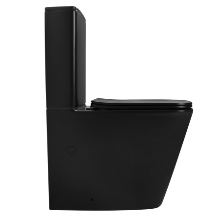Унитаз напольный Abber Rechteck AC1210TMB черный