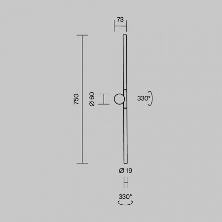Бра Maytoni Rotera MOD432WL-L9B3K