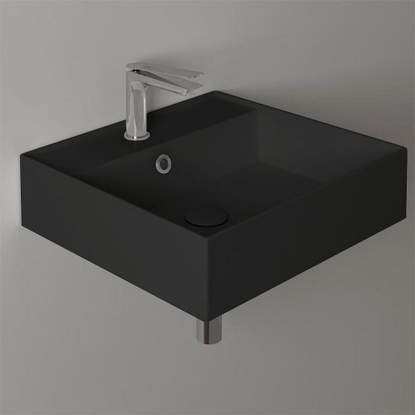 Раковина Simas Agile 51 AG51 nero matt*1 черная матовая